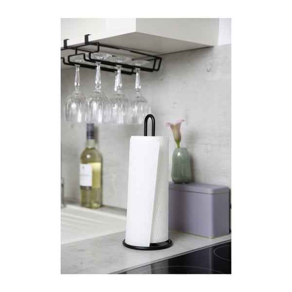 Crni stalak za policu za čaše Wenko-image-3