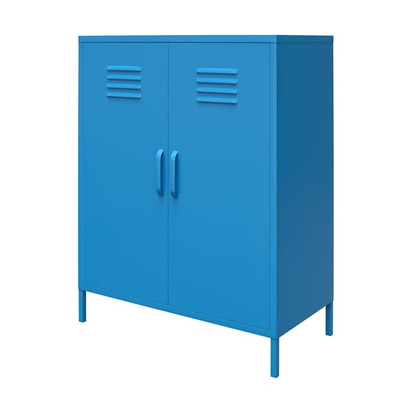 Plavi metalni ormar Novogratz Cache, 80 x 102 cm-image-1