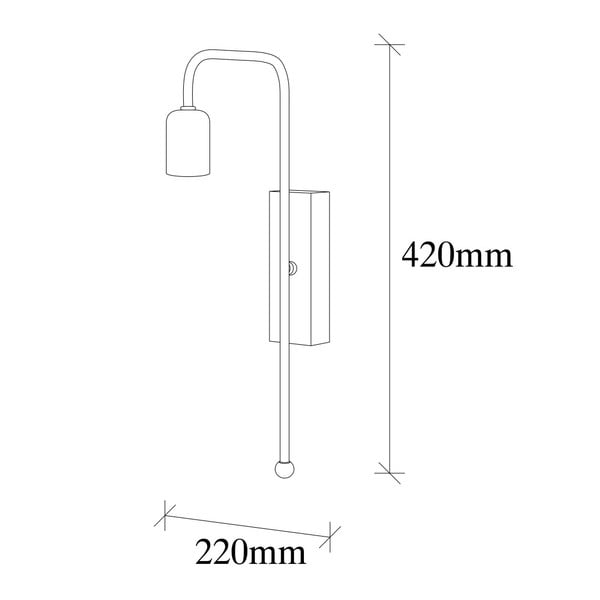Zidna lampa u zlatnoj boji Pahoma – Opviq lights-image-2