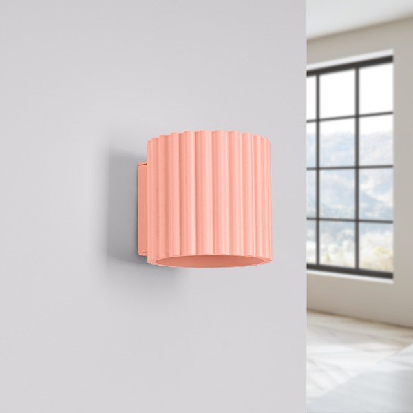 Zidna lampa boja breskve ø 10 cm Zora – Sollux-image-2