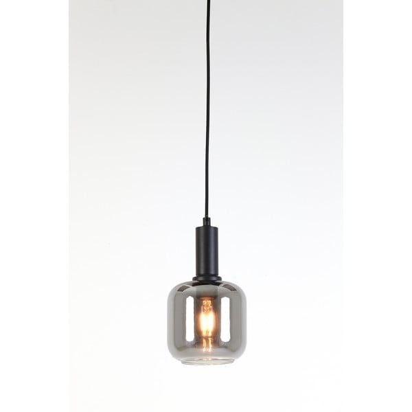 Siva stropna svjetiljka sa staklenim sjenilom ø 21 cm Lekar - Light & Living-image-2