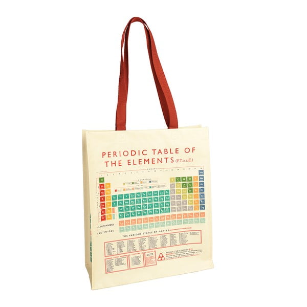 Torba za kupovinu od recikliranog papira Rex London Periodic Table-image-2