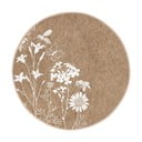 Svjetlo smeđi periv/pogodan za robotski usisavač okrugli tepih ø 120 cm Comfort – Mila Home