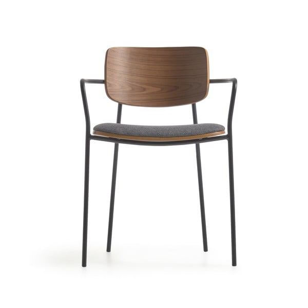 Siva/smeđa blagovaonska stolica Maureen – Kave Home-image-2