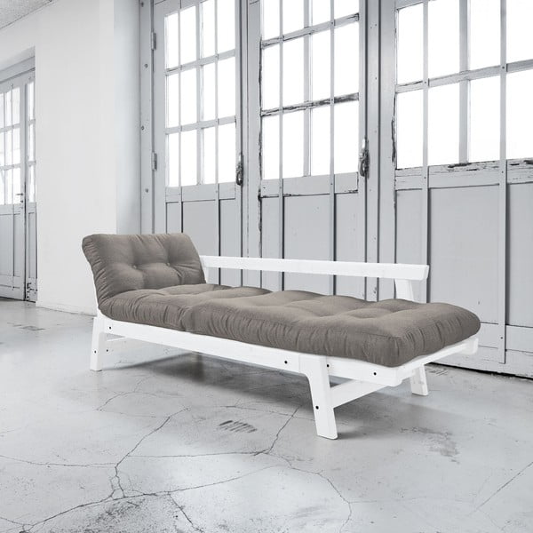Sofa na razvlačenje Karup Step White / Granit Gray-image-2