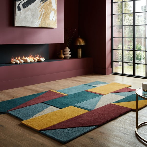 Ručno rađen vunen tepih 150x240 cm Shuffle Shaped – Flair Rugs-image-1