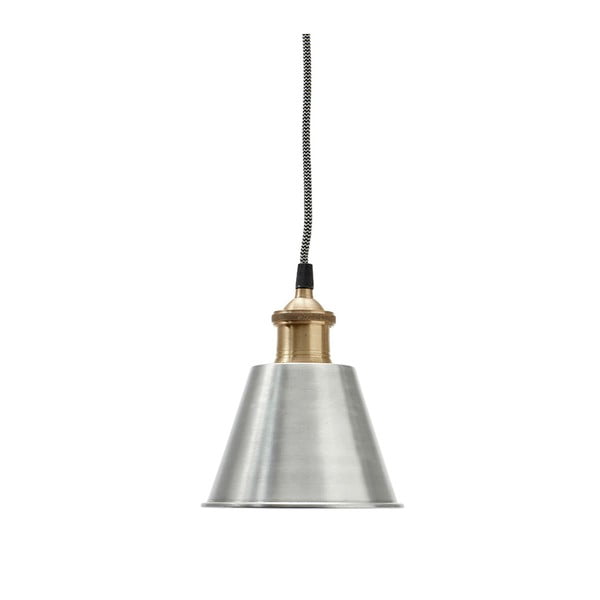 Viseća lampa u srebrnoj boji Hübsch Oluf