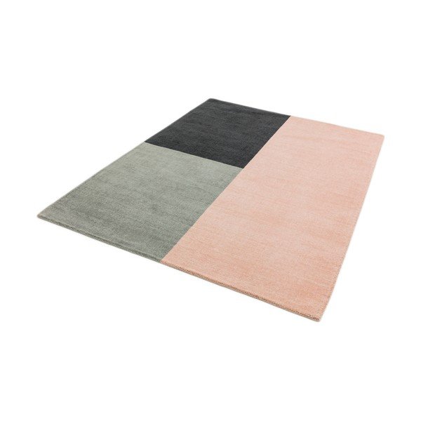 Ružičasto-sivi tepih Asiatic Carpets Blox, 200 x 300 cm-image-2