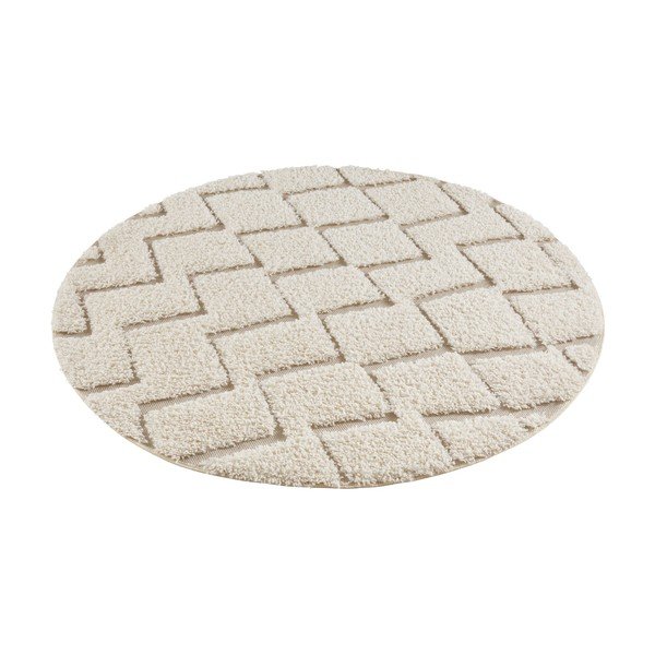 Krem tepih Mint Rugs Handira, ⌀ 160 cm-image-2