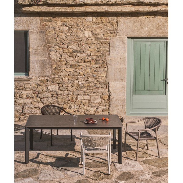 Vrtni stol s kamenom pločom stola 80x140 cm Anafi – Kave Home-image-3