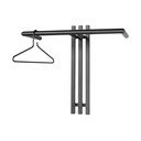 Crna metalna zidna vješalica 65 cm Senza – Spinder Design