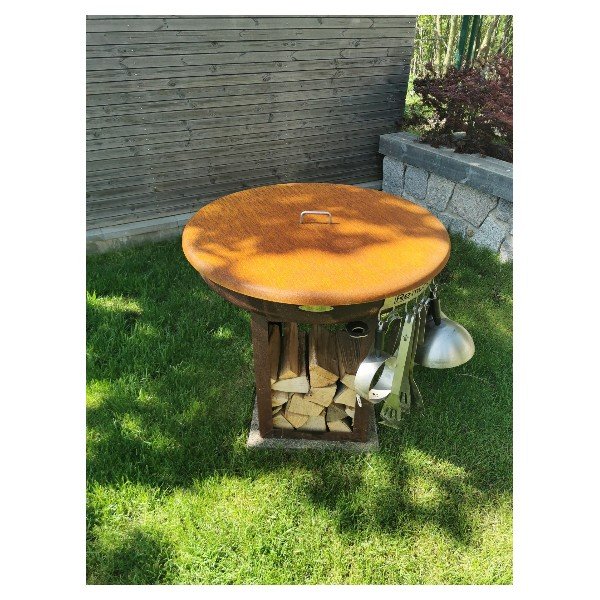 Željezan poklopac za roštilj L – Remundi-image-1