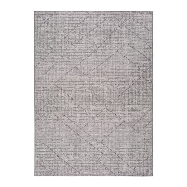 Sivi vanjski tepih Universal Macao Grey Amelia, 133 x 190 cm