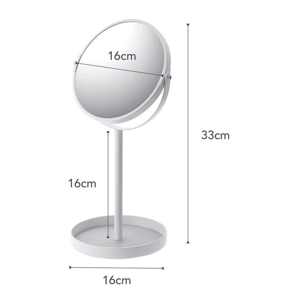 Kozmetičko ogledalo ø 17,5 cm Tower – YAMAZAKI-image-4