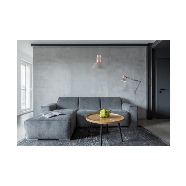 Siva stojeća svjetiljka s metalnim sjenilom Artemia F – GTV-image-3