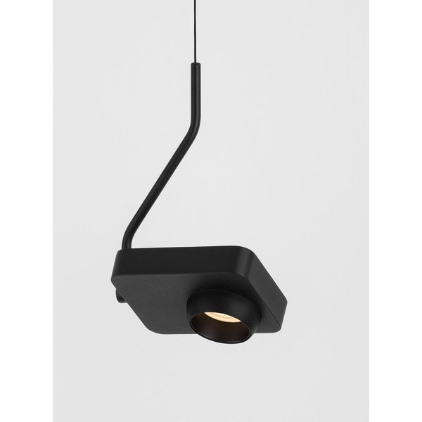 Crna LED viseća svjetiljka aluminijska sa savitljivom konstrukcijom/s mogućnosti zatamnjivanja Kedros – Nova Luce-image-3