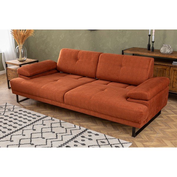 Narančasta sofa 239 cm Mustang – Balcab Home-image-3