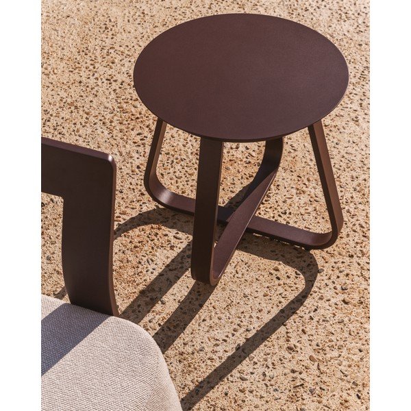 Metalni okrugao vrtni stolić ø 48 cm Tamaris – Kave Home-image-3