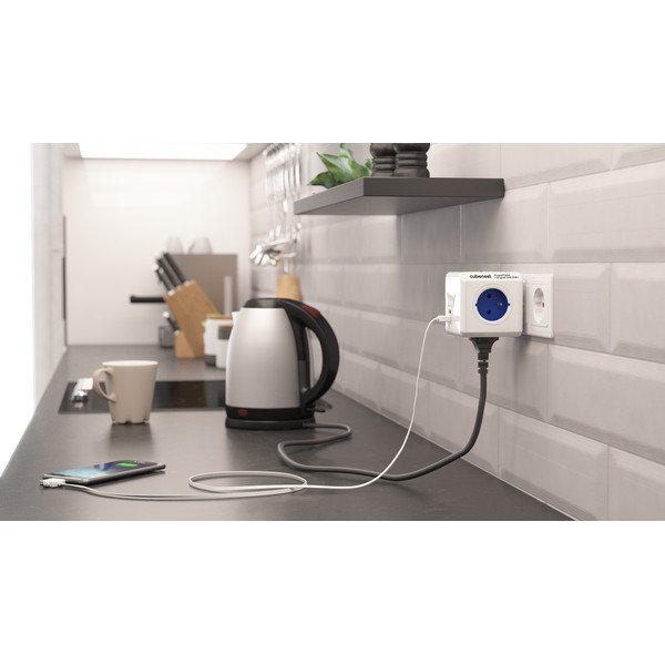 Razdjelnik utičnica 12 cm PowerCube Original USB – Cubenest-image-4