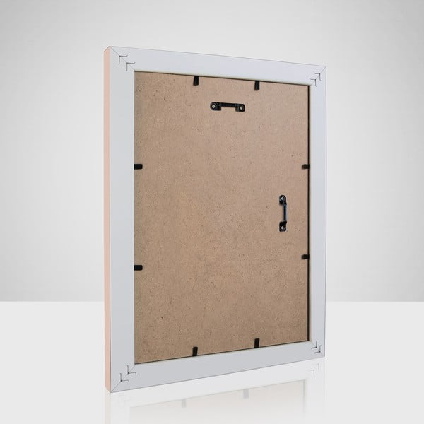 Svijetlo ružičasti plastični viseći okvir 34x44 cm  -image-1