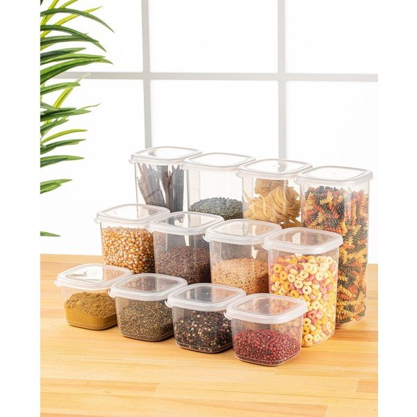 Posude za namirnice u setu 12 kom za čuvanje hrane Fresco – Hermia-image-1