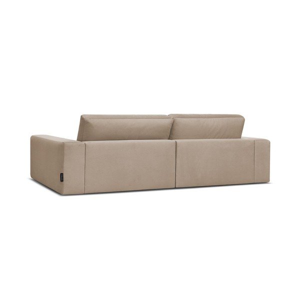 Smeđe-siva baršunasti sofa 276 cm Sierra – Bobochic Paris-image-4