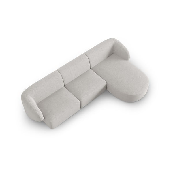 Svijetlo siva kutna garnitura (s desnim kutom) Shane – Micadoni Home-image-3