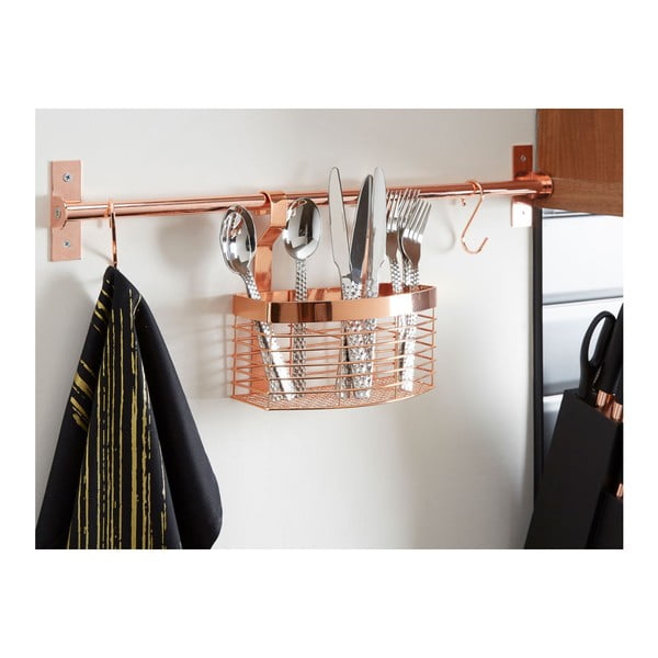 Viseći držač za pribor za jelo bakrene boje Premier Housewares Sorello-image-2