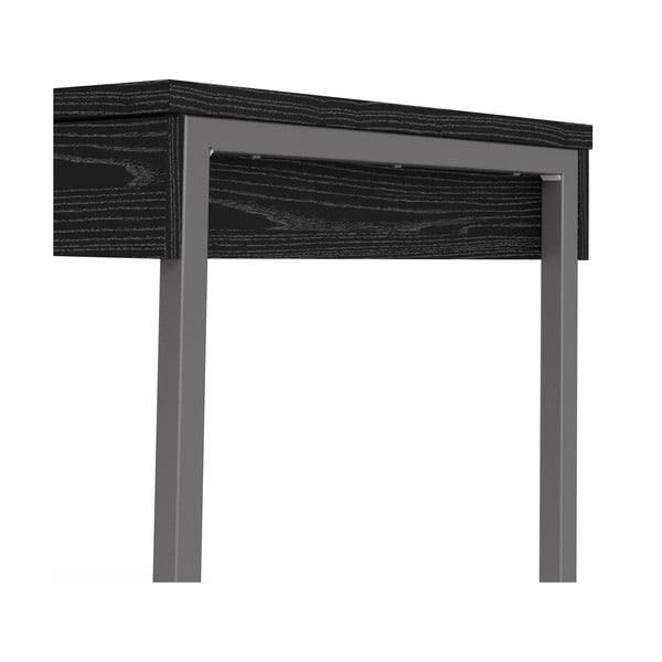 Crni radni stol Tvilum Function Plus, 126 x 52 cm-image-4