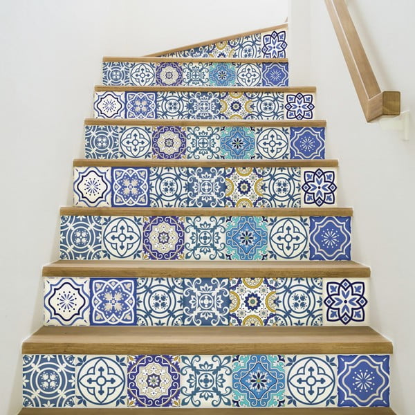 Set od 2 naljepnice za stubište Ambiance Romina, 15 x 105 cm