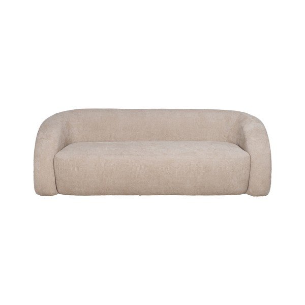 Bež sofa od šenila 200 cm Minimal – Ixia