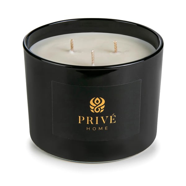 Mirisna svijeća od sojinog voska vrijeme gorenja 35 h Safran-Ambre Noir – Privé Home