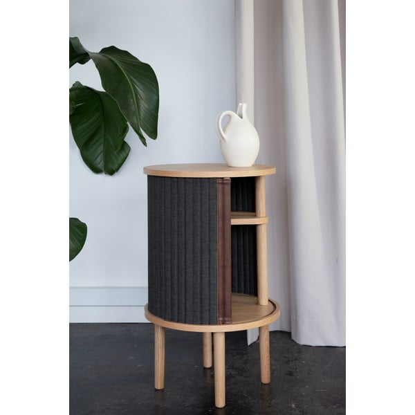 Okrugli pomoćni stol od punog hrasta ø 38 cm Audacious – UMAGE-image-1