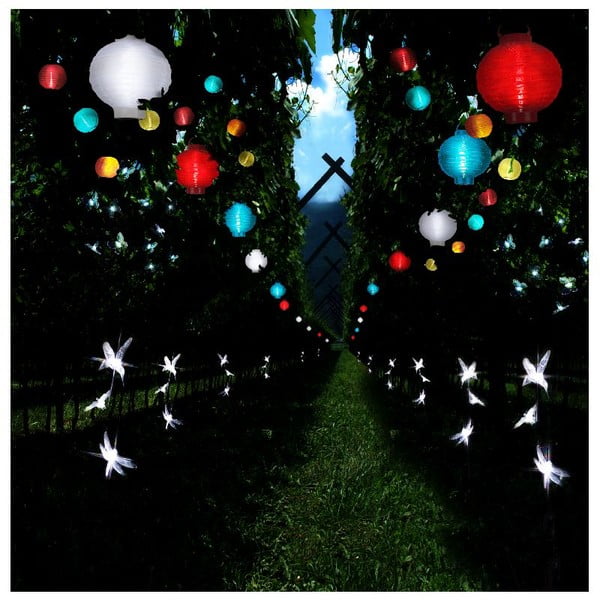 Svjetlosni solarni LED lanac pogodan za eksterijer Star Trading Festival, dužine 2,7 m-image-2