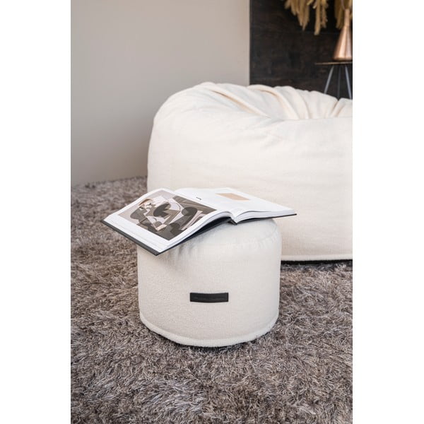 Smeđa vreća za sjedenje od bouclé tkanine Mini – SLOWDOWN-image-1