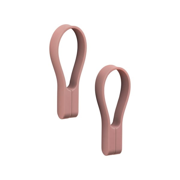 Silikonska šipka za ručnike prljavo roza 2 kom Loop – Zone