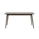 Smeđi proširiv blagovaonski stol s pločom stola u dekoru hrasta 150x90 cm Barrali – Unique Furniture