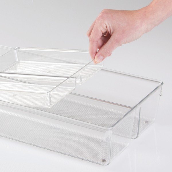 Organizer za ladice iDesign Linus, 20.5 x 41 cm-image-3