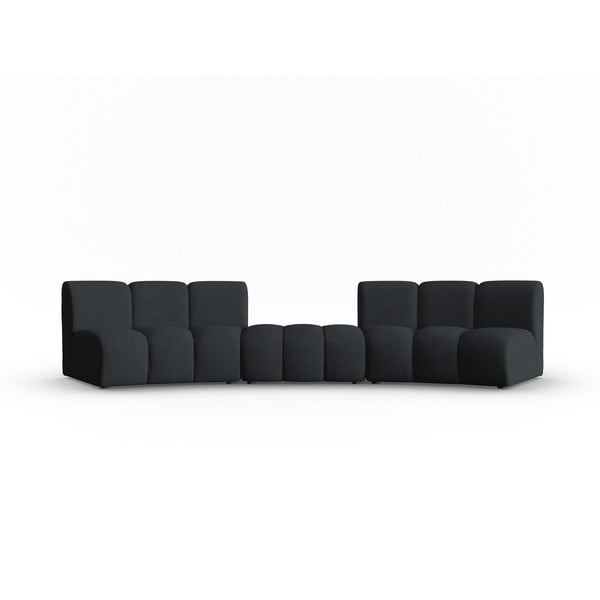 Crna sofa 367 cm Lupine – Micadoni Home