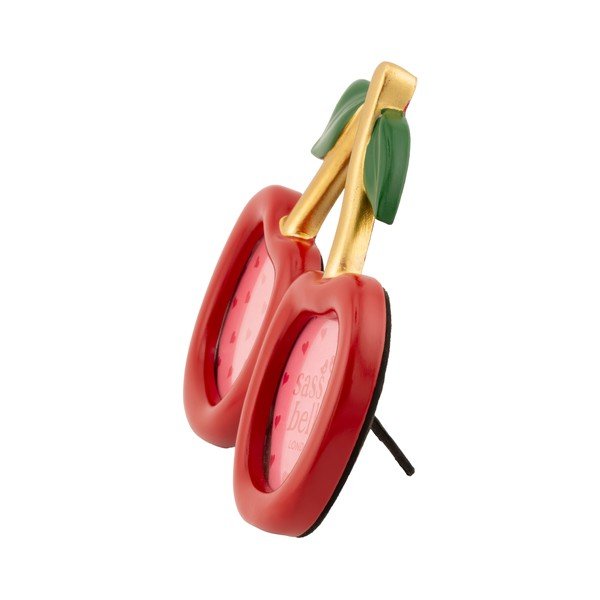 Crveni stojeći okvir od polyresina 17,5x15,5 cm Cherry – Sass & Belle-image-1