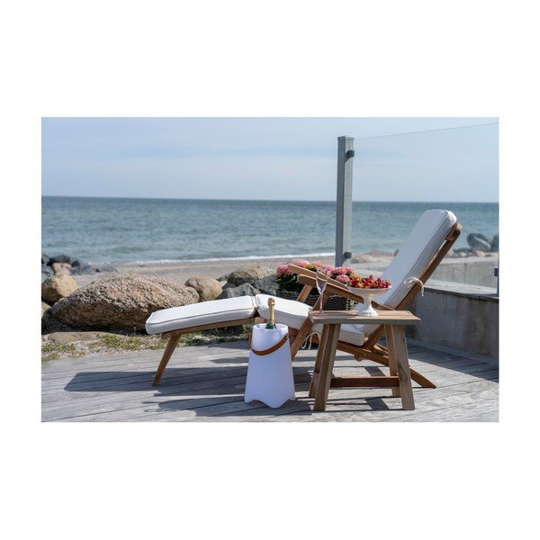 Bijeli pamučni jastuk za vanjske ležaljke House Nordic Arrecife-image-1