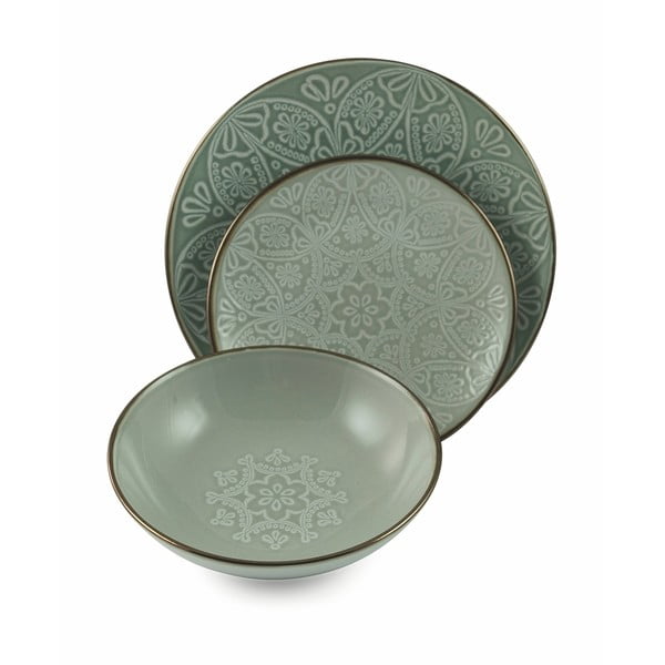 Set od 18 komada u boji zemljanog posuđa Villa d'Este Baku-image-2