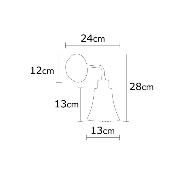 Zidna lampa u bakrenoj boji ø 13 cm Foca – Opviq lights-image-3