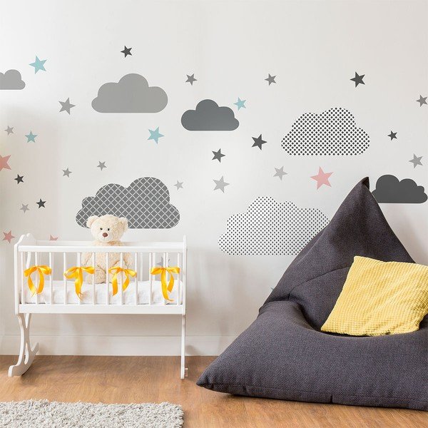 Zidna samoljepljiva naljepnica Ambiance Scandinavian Clouds From The Far North-image-4