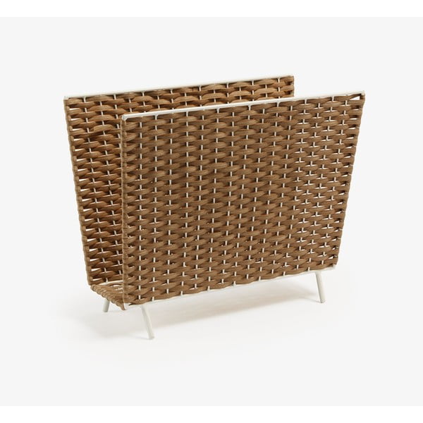 Držač za časopise od umjetnog ratana Shibori – Kave Home-image-2