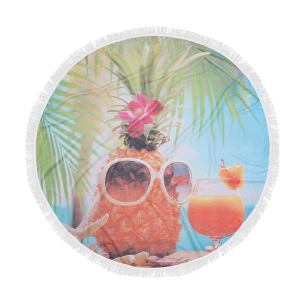 Šareni ručnik za plažu od 100% Hawaii pamuka, ⌀ 150 cm