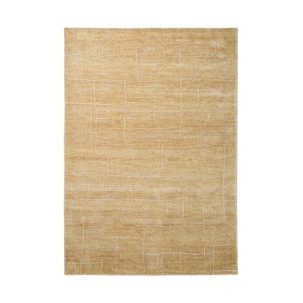 Senf žuti ručno rađen tepih 200x300 cm Eloda – Kave Home