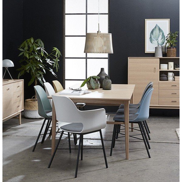 Bijela blagovaonska stolica Unique Furniture Whistler-image-1