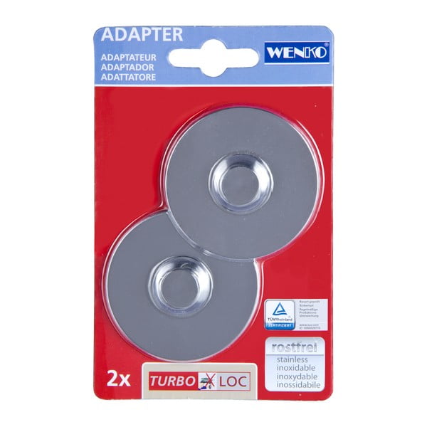 Set s dvije zidne kuke Wenkoo Turbo-Loc Shiny-image-1