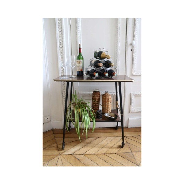 Stalak za vino sive metalne boje Compactor-image-1